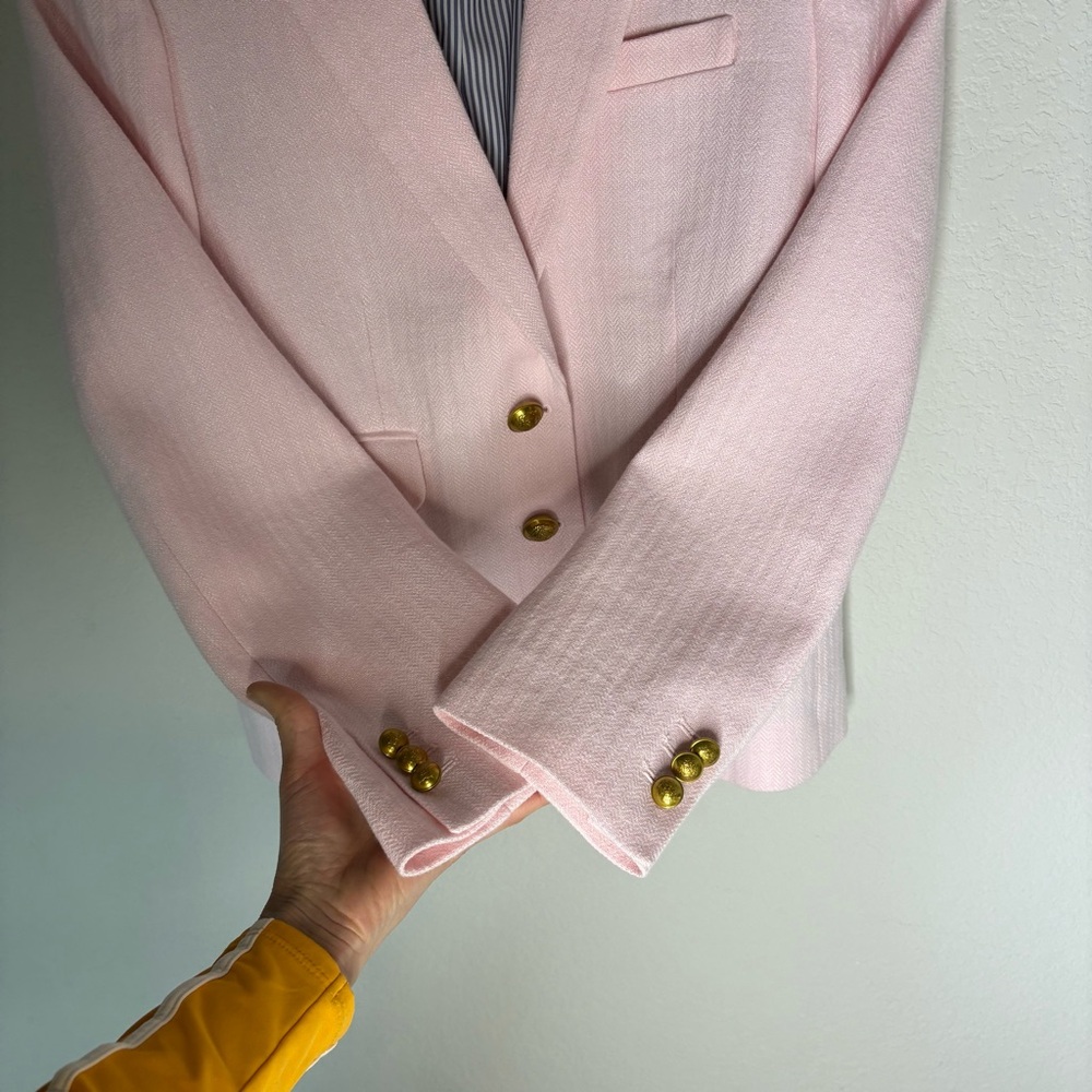 J. Crew Dalton Light Pink Women's Blazer - Picture 6 of 10